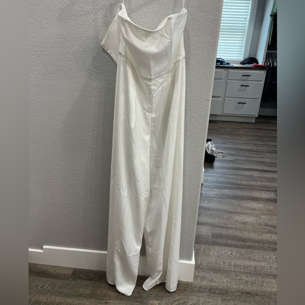 Revolve White Jumpsuit, Size 4, Never Worn